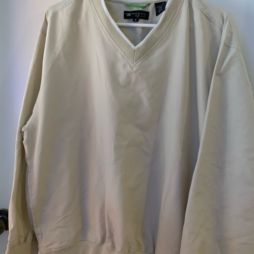 Wedge Men’s Long Sleeve Windbreaker. Size Medium